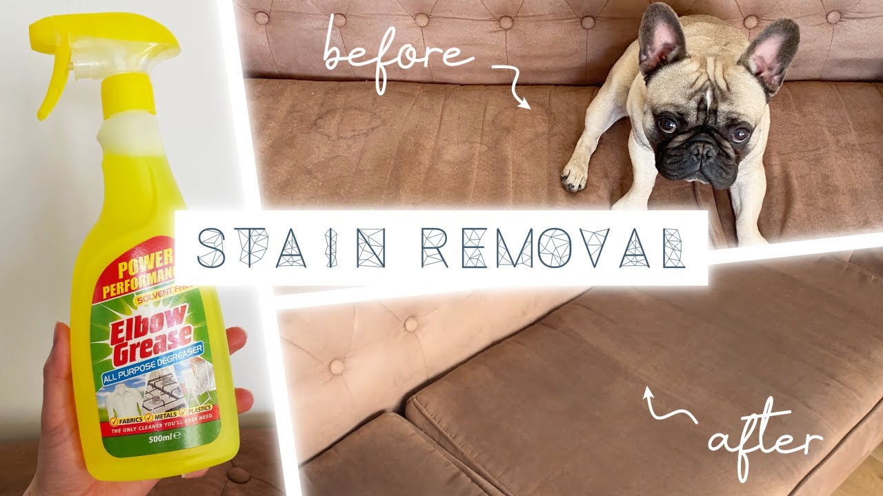 HOW TO REMOVE STAINS FROM FAUX SUEDE || ACTUALLY WORKS || Elbow Grease || Organisation