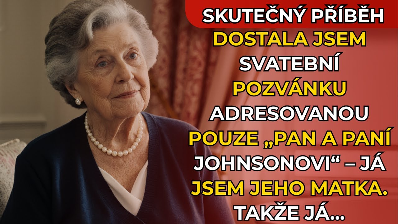 Dostal jsem pozvánku na svatbu pro 