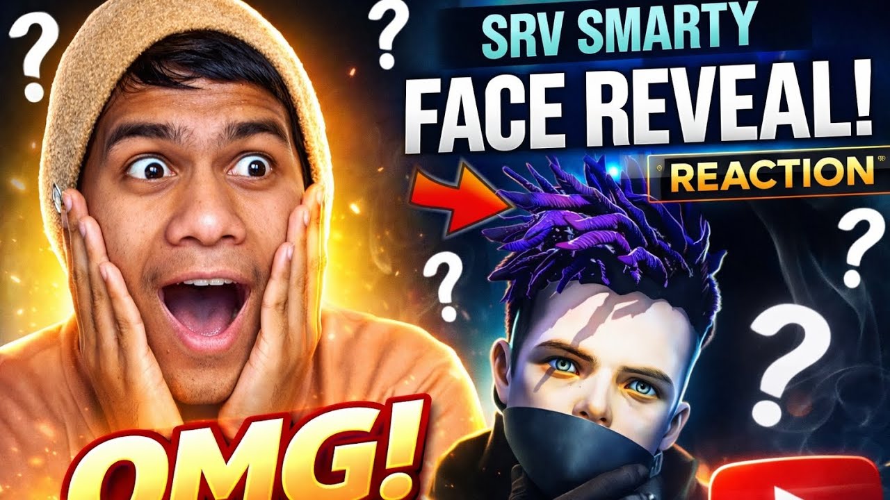 SRV Smarty Face Reveal Par Mera Real Reaction 🔥 | Must Watch🔴 @srvsmarty1 
