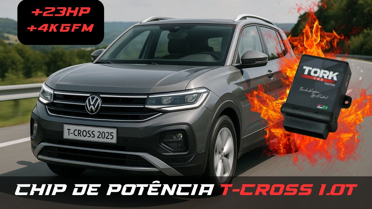 T-CROSS 1.0 TSI 2025 COM ANTITUNING (SOLUÇÃO:PIGGYBACK TORK ONE!)