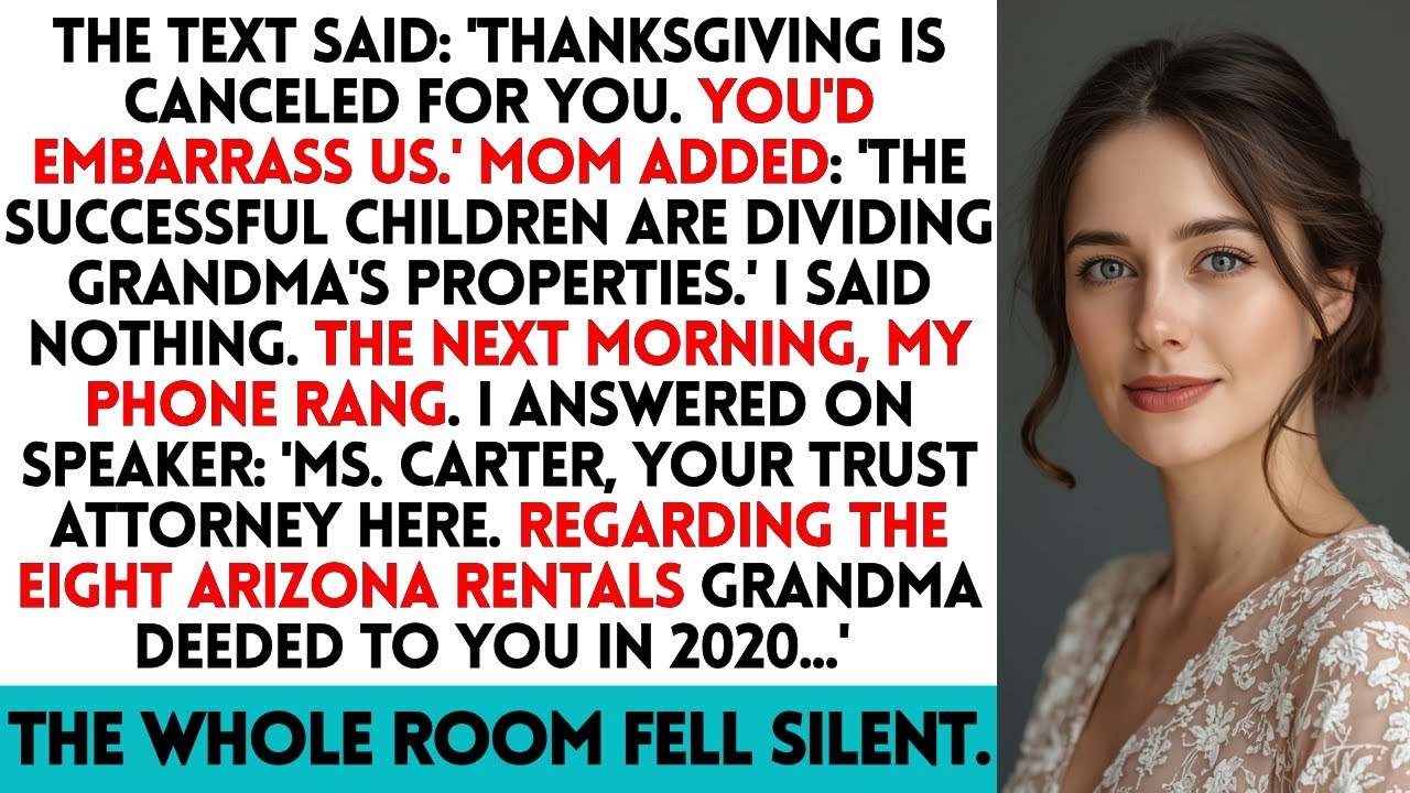 My Dad Uninvited Me From Thanksgiving 'You'd Embarrass Us' — The Next Morning...