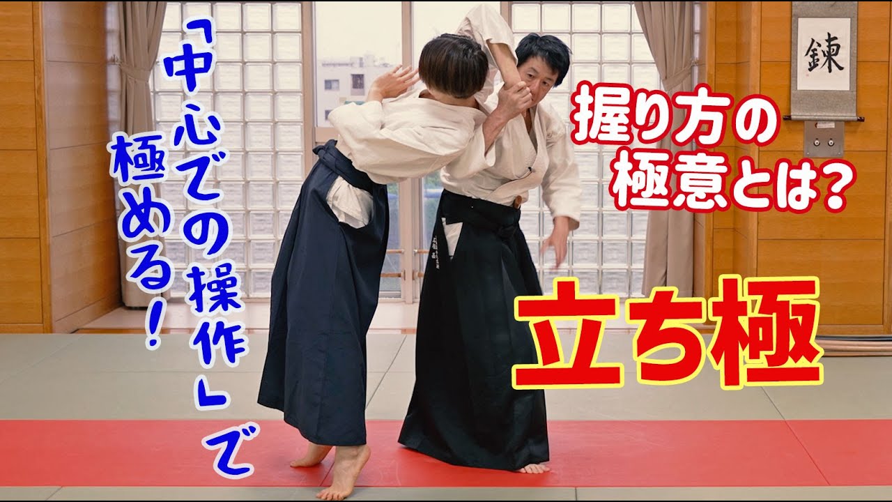 【指の極意】立ったまま極める！中心での操作　扶桑会556 立ち極 大東流合氣柔術