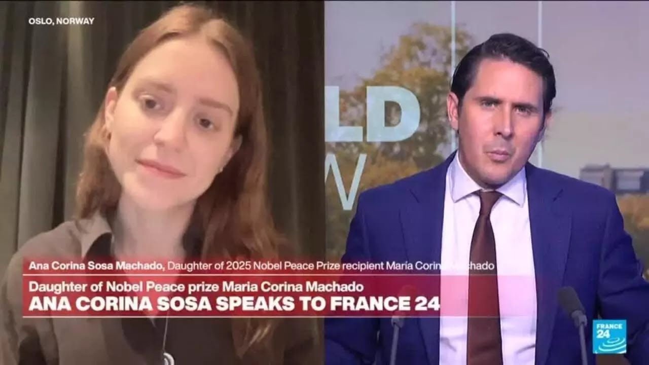 'We are on the brink of freedom': Daughter of Venezuelan opposition leader Ana Corina Sosa