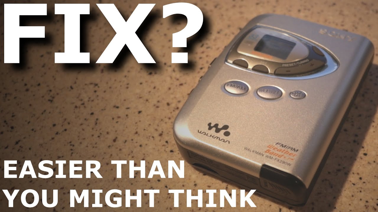It's (usually) easy to fix a cassette player!