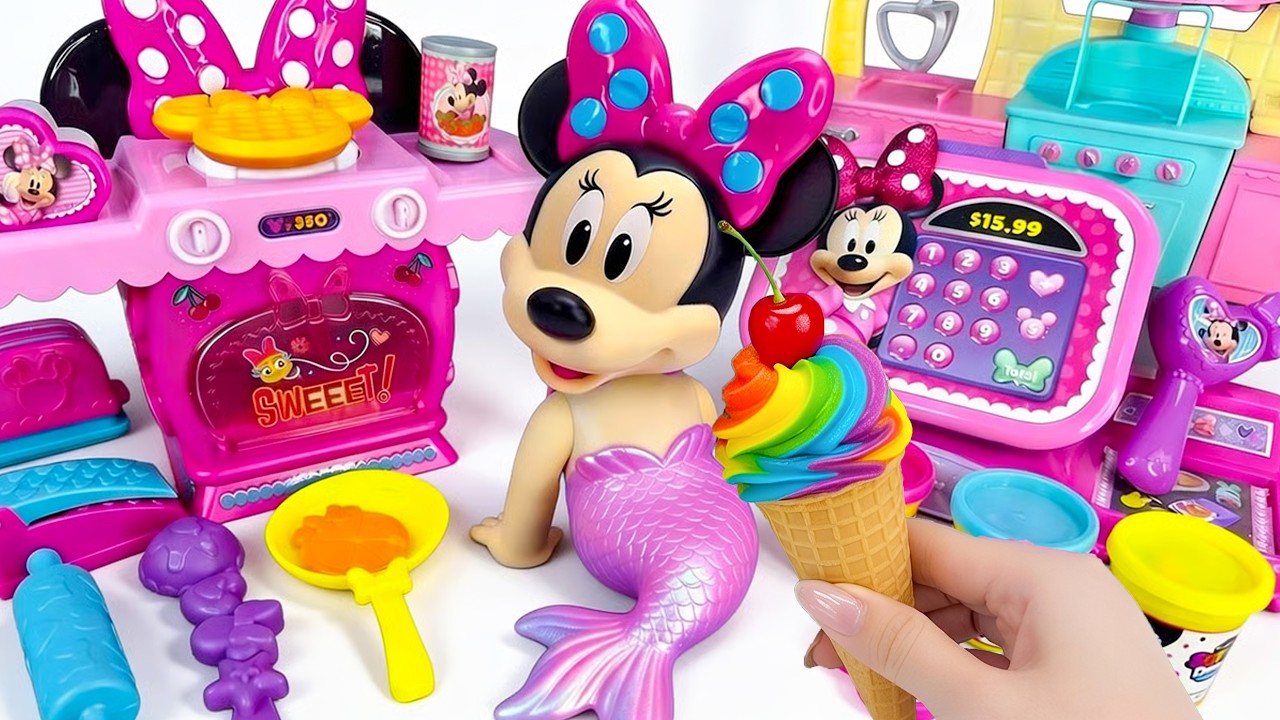 Minnie Mouse 2026🎀 Set Unboxing del maquillaje vs juego médico rosa de Minnie, colección de Disney