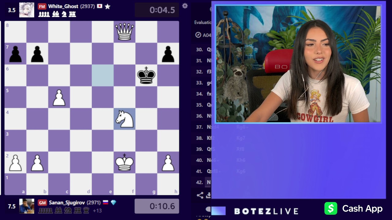 Andrea Botez working her way up the Chess Ladder! (Also some fortnite) (Full VOD)