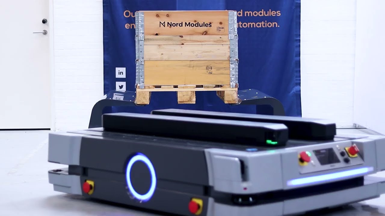 Pallet Lift EU for the OMRON HD-1500 AMR