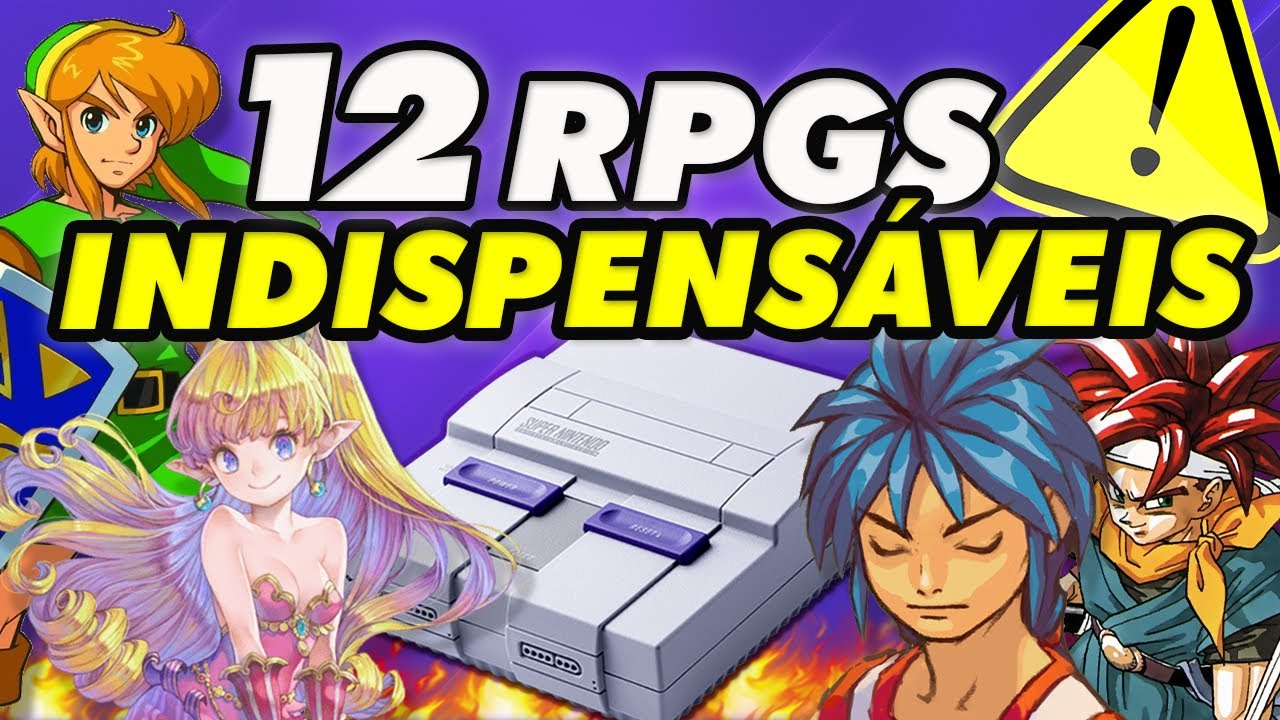 12 RPGs INDISPENSÁVEIS do Super Nintendo: Jogos que você PRECISA JOGAR no SNES 🔥