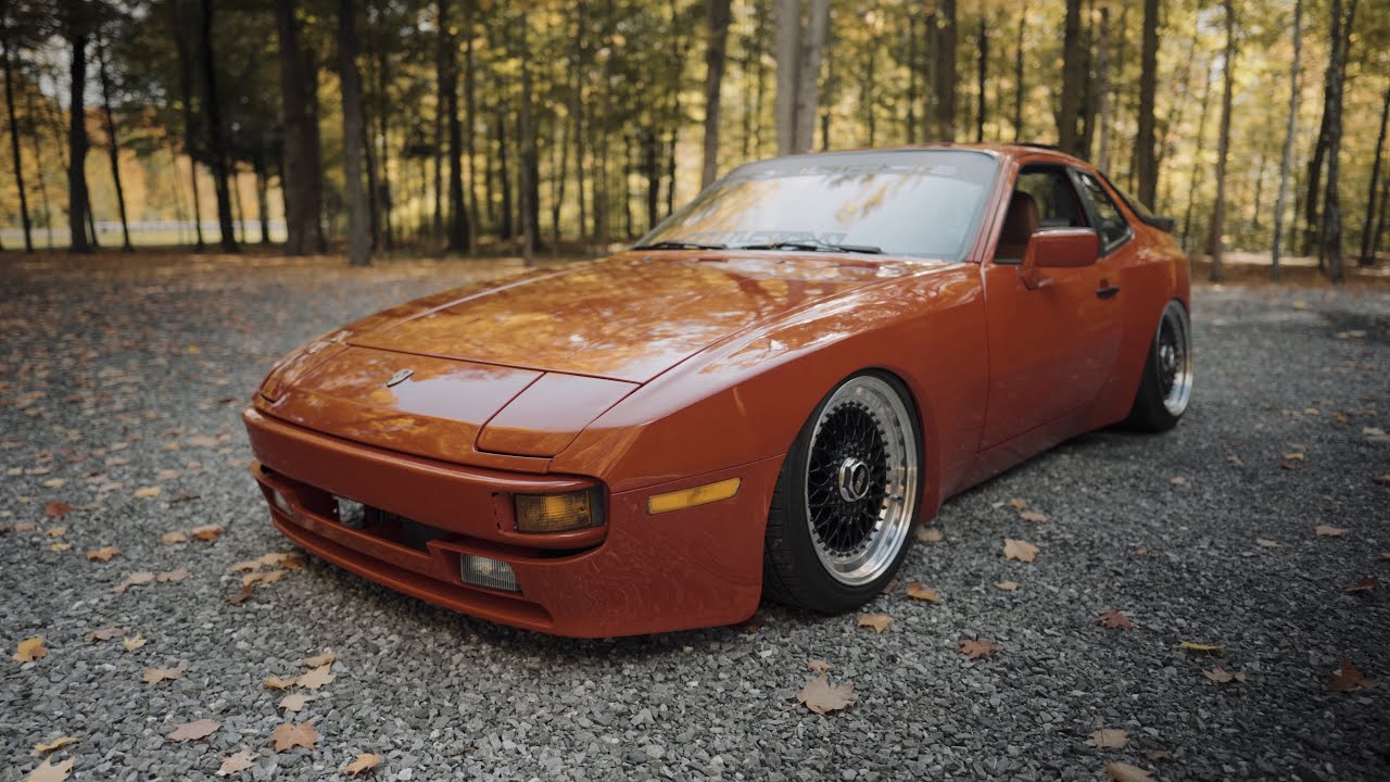 Nico's Bagged 944 Porsche (4K)
