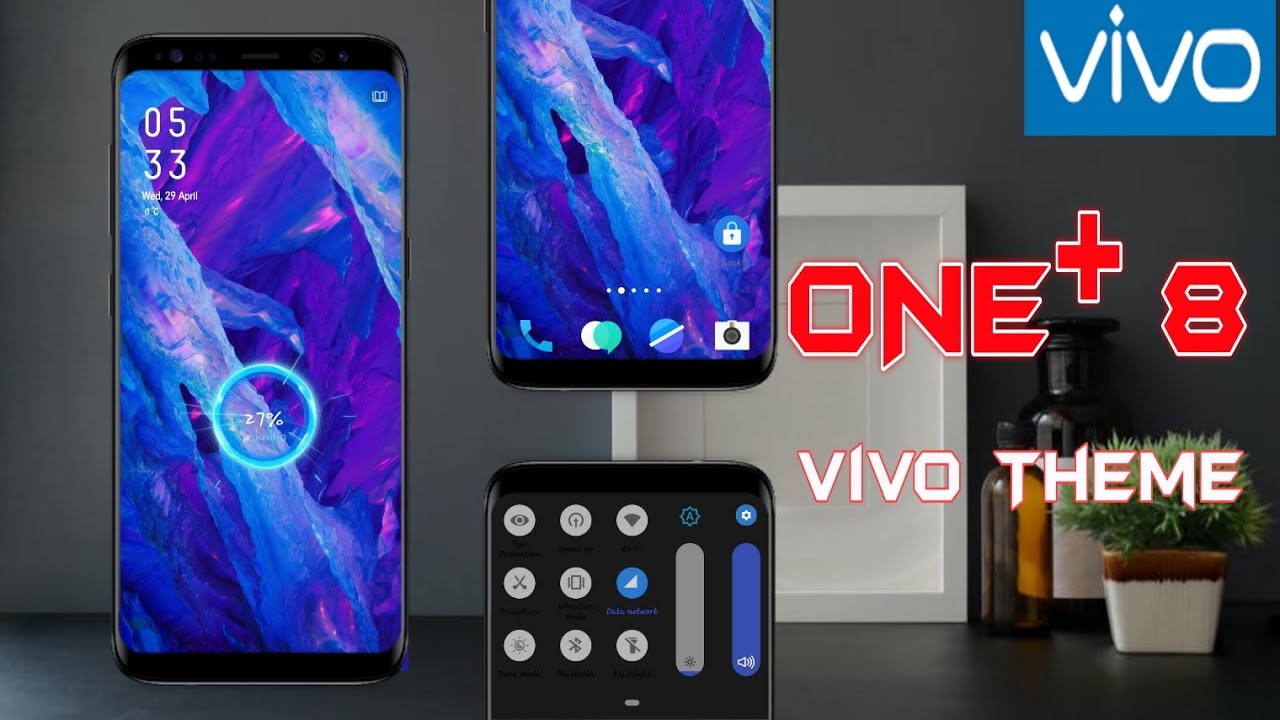 Dark one plus 8 theme for vivo |  one plus 8 theme for vivo | vivo themes | vivo tema | vivo best th