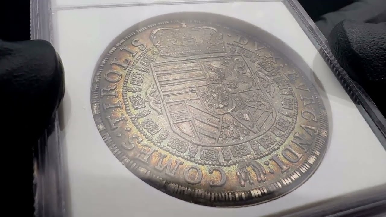 1632 Austria Hall Thaler Silver NGC AU58