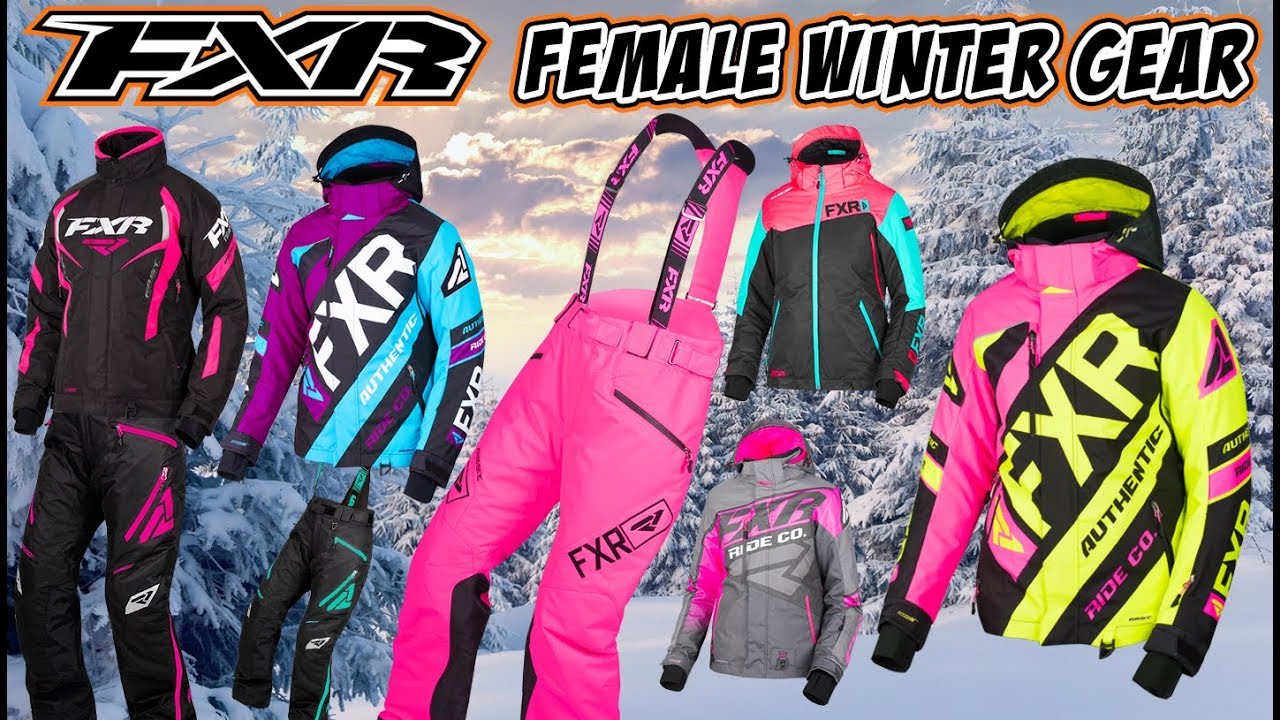 FXR Racing - 2019 Female Winter Gear Lineup -  A Quick Look