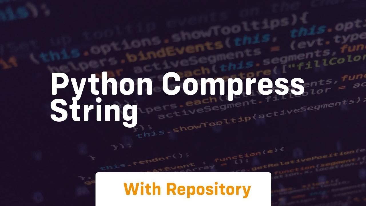 python compress string