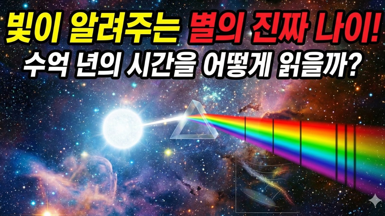 🌙 틀어놓고 주무세요: 가볼 수도 없는 별의 나이, 도대체 어떻게 알까? 빛이 말해주는 충격적인 진실!