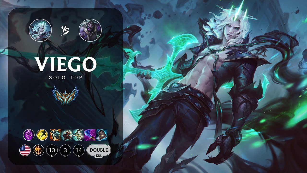 Viego Top vs Dr. Mundo - NA Challenger Patch 14.5