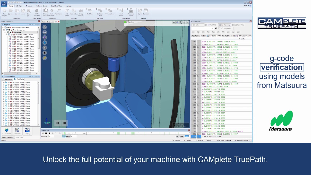 CAMplete TruePath for Matsuura
