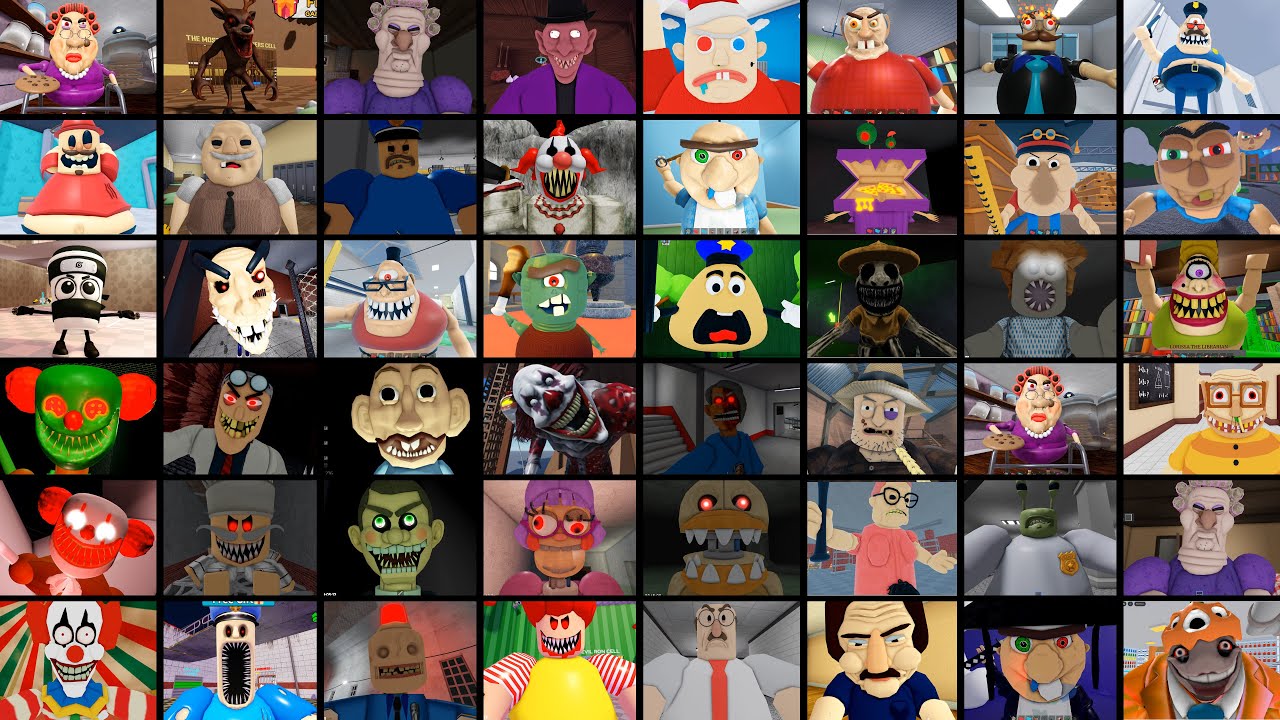 ESCAPE EVIL GRANDMA!,99 NIGHTS IN FOREST,GRUMPY GRAN!,ESCAPE MR SATURDAY'S,Roblox Jumpscares