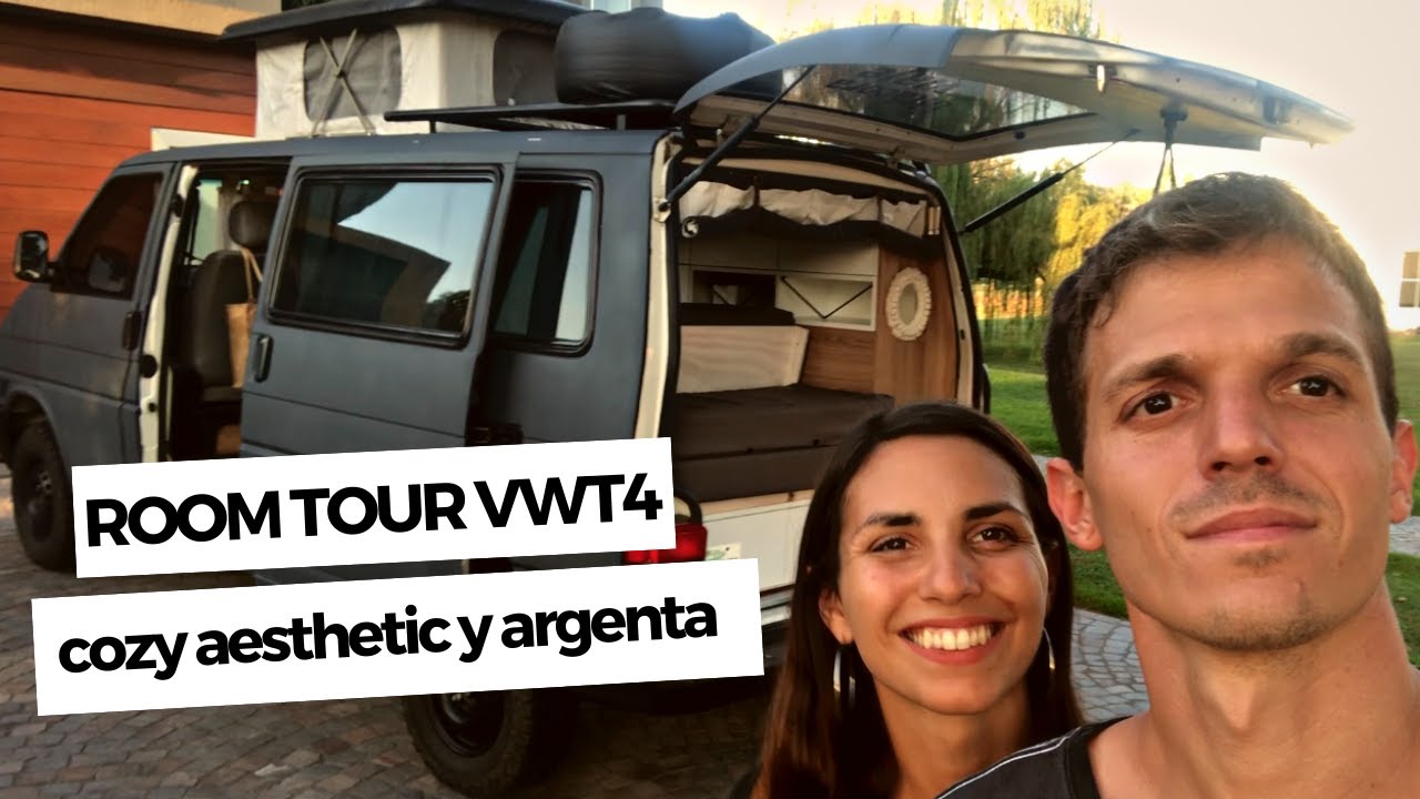 Room Tour VW T4 aesthetic • 😱 Volkswagen Transporter argenta con look europeo estilo Westfalia