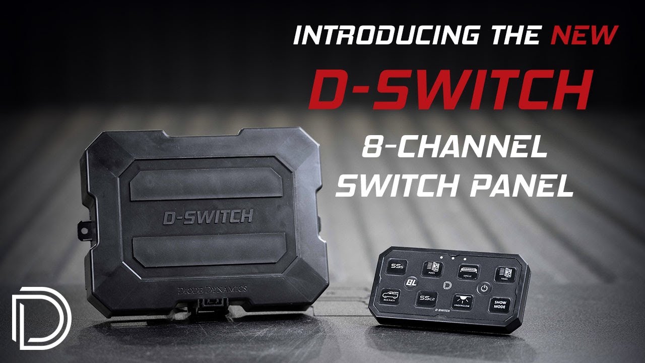 Full Command at Your Fingertips—Meet the D-Switch 8-Channel Switch Panel | Diode Dynamics