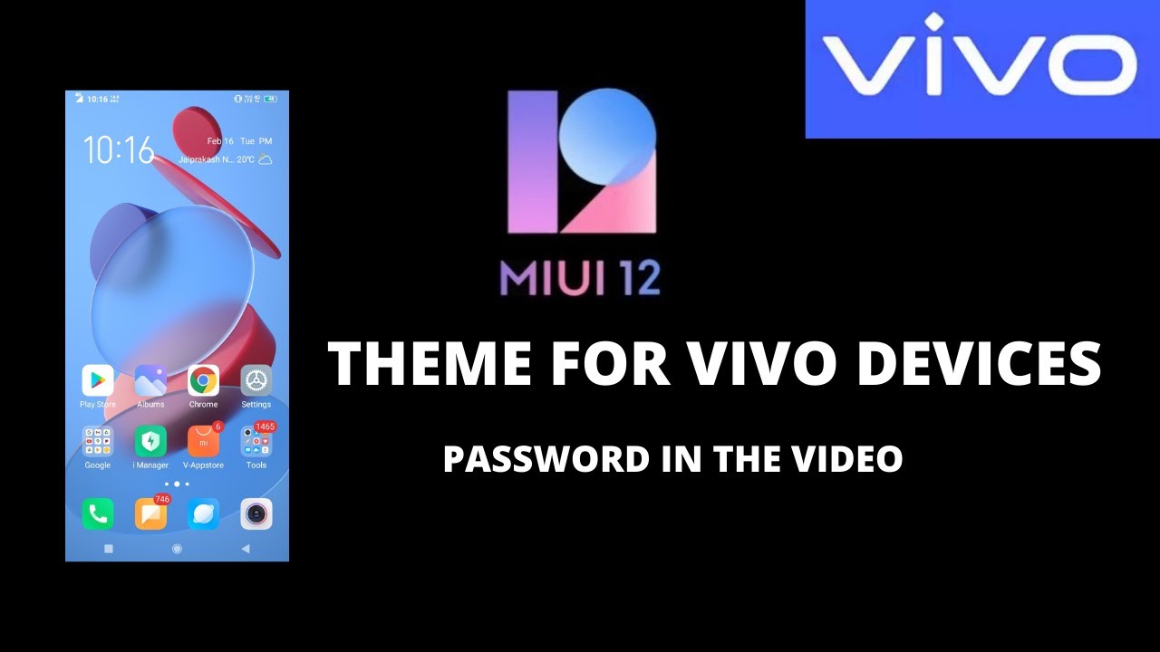 MIUI 12 REAL THEME FOR VIVO DEVICES