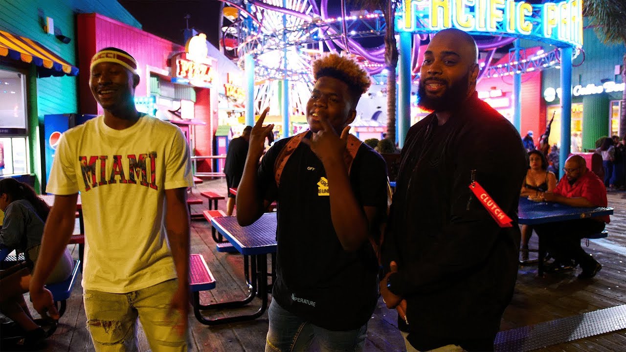 DUKE DENNIS IS SCARED OF HEIGHTS! - Santa Monica Vlog 2019 | iPodKingCarter
