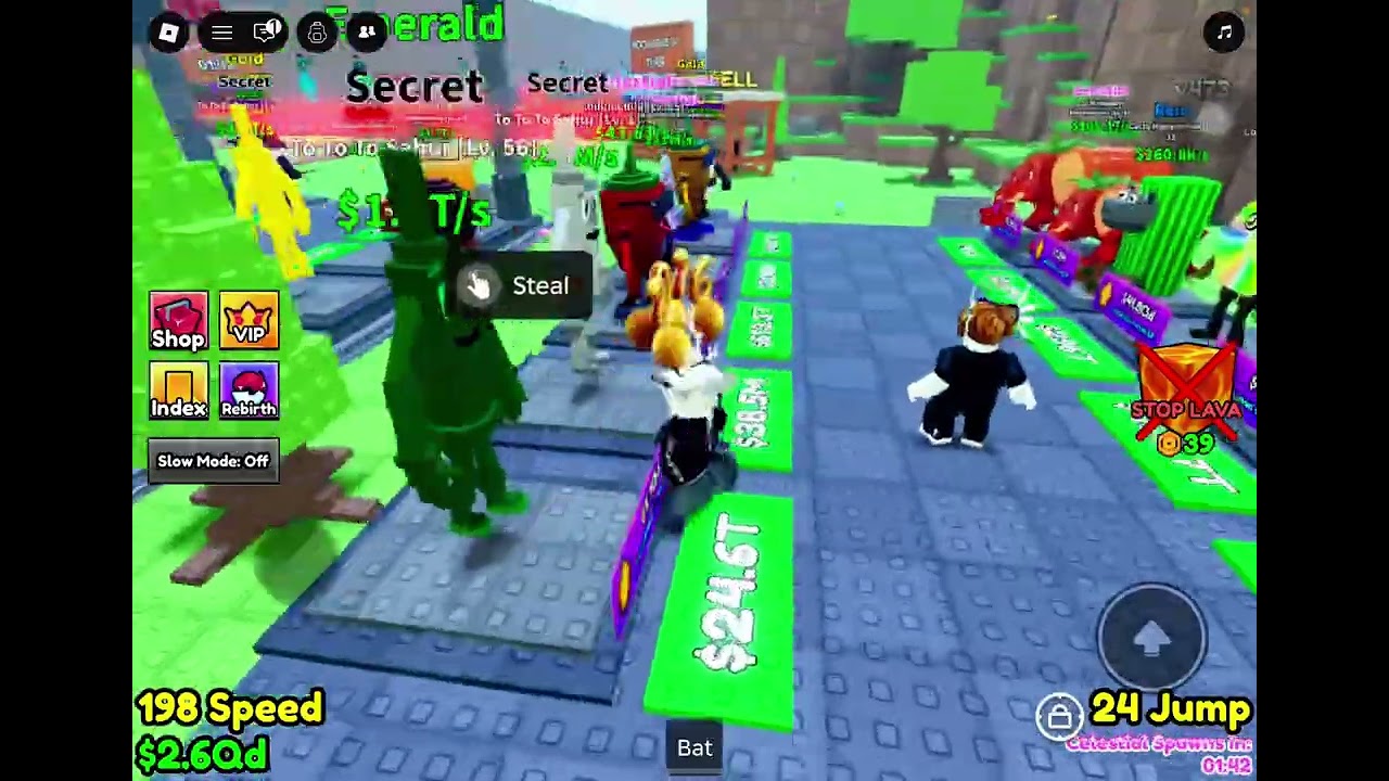 Escape lava for brainrots