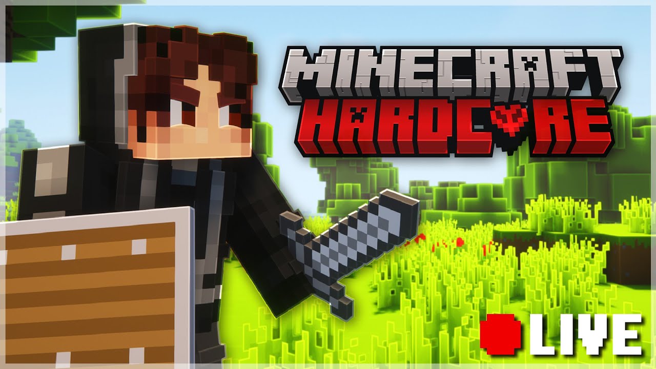 LIVE MINECRAFT | Première survie HARDCORE de ma vie !