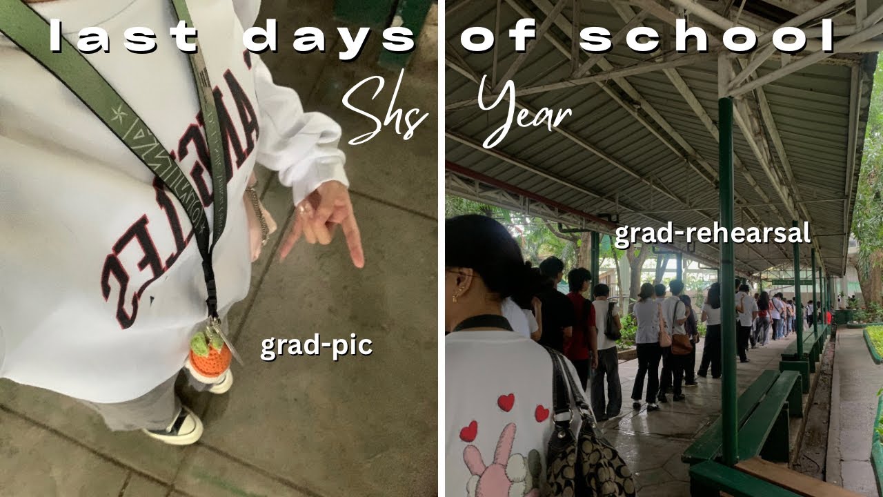 shs year (last vlogs) 📒| grad pictorial 📸 • receiving of toga&etc • graduation rehearsals 💚