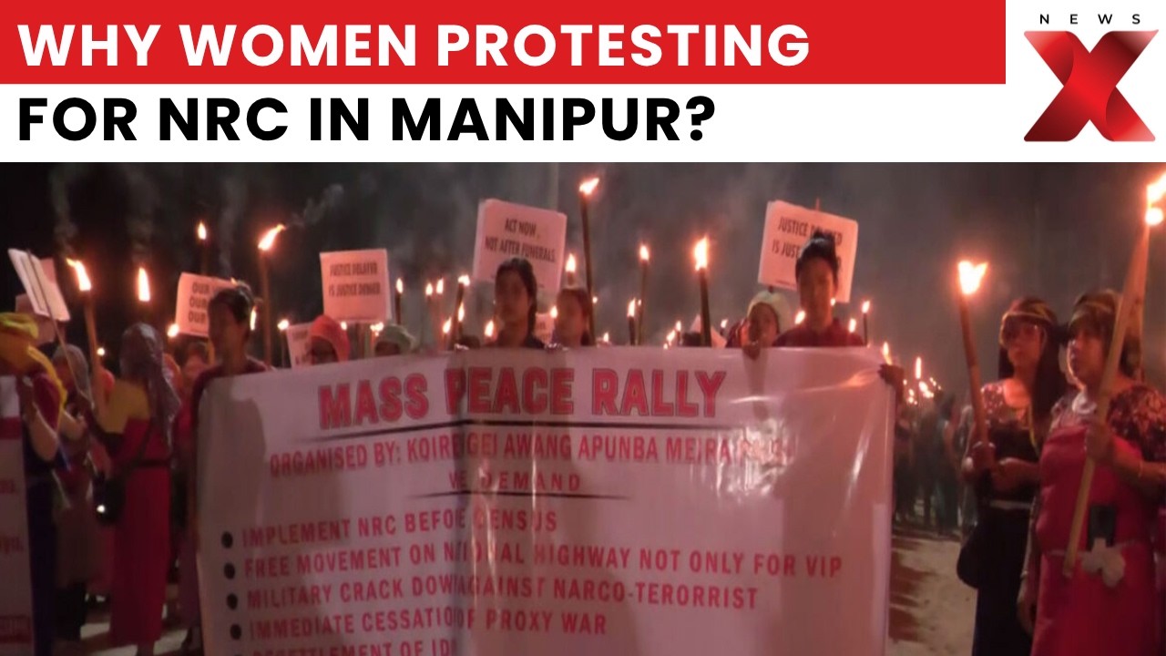 BIG PROTEST! Women Flood Streets In Manipur Over NRC Demand | NewsX