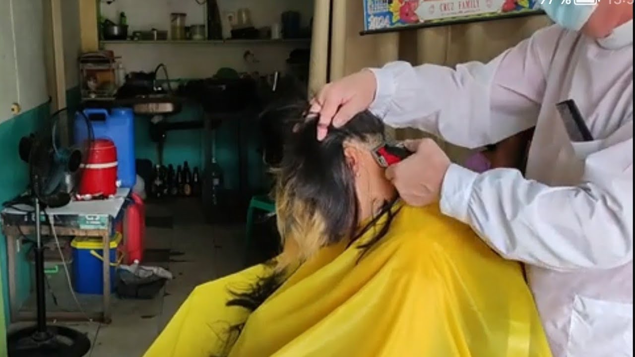Lady's discipline short shaved hair cut FULL VIDEO ✂️