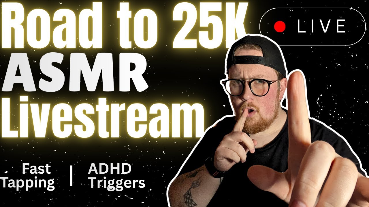🔴 LIVE NOW! ADHD Relaxing ASMR Here!