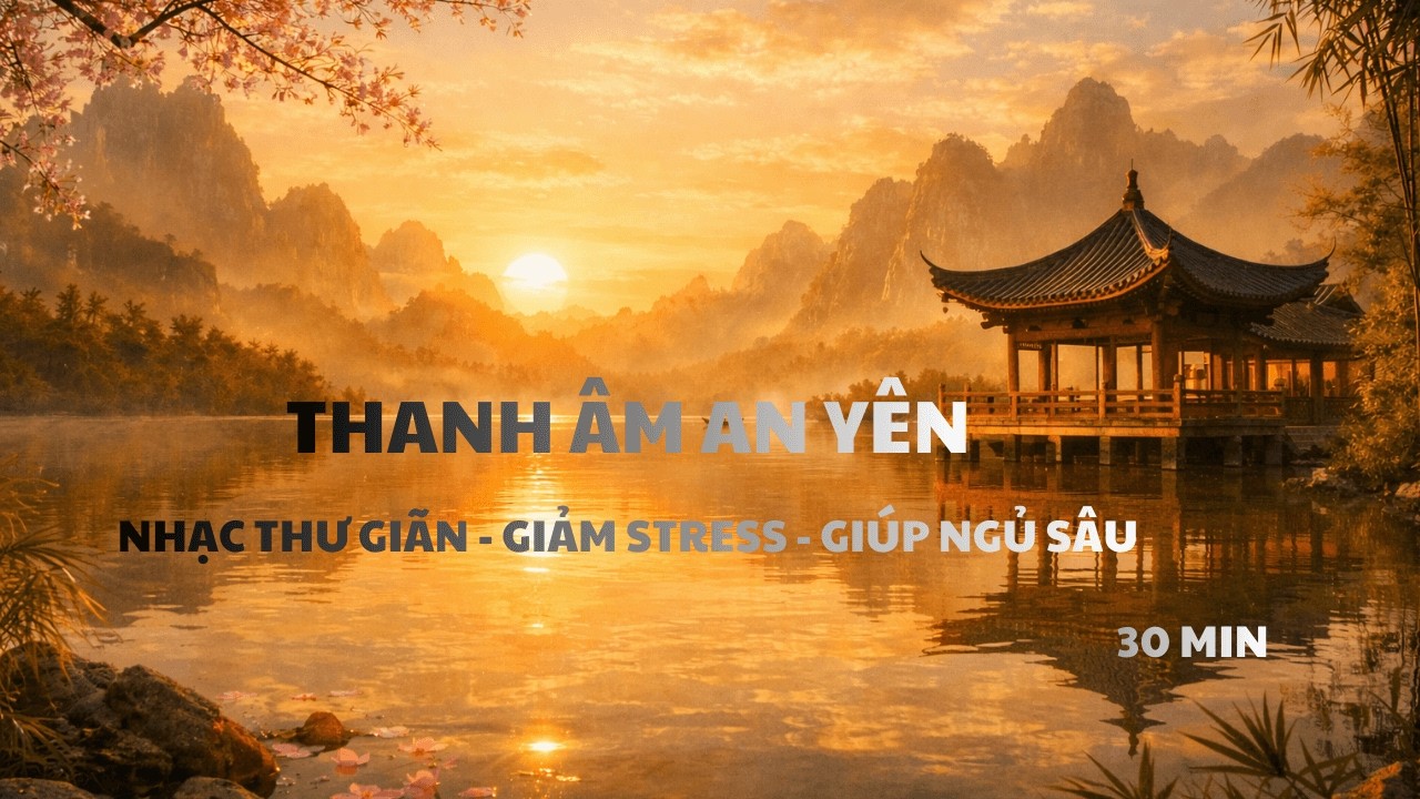 Nhạc Thư Giãn Giảm Stress - Giúp Ngủ Ngon | Hồ Tiên Cảnh Bình Minh