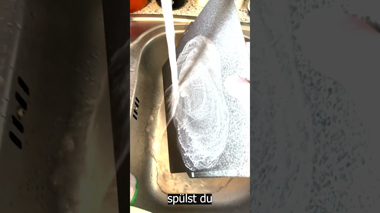 Klebereste einfach entfernen / Druckplatte reinigen 