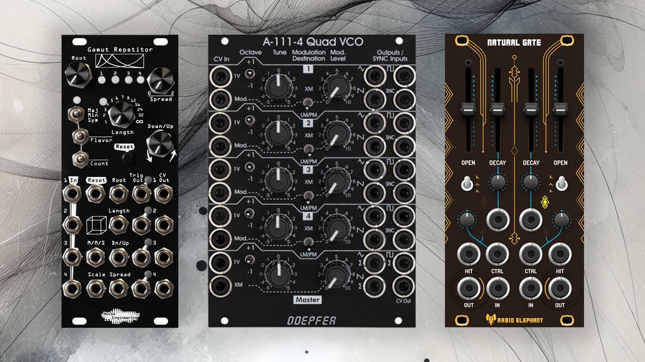 Ambient Tones from Gamut Repetitor / Doepfer A-111-4 / Natural Gate