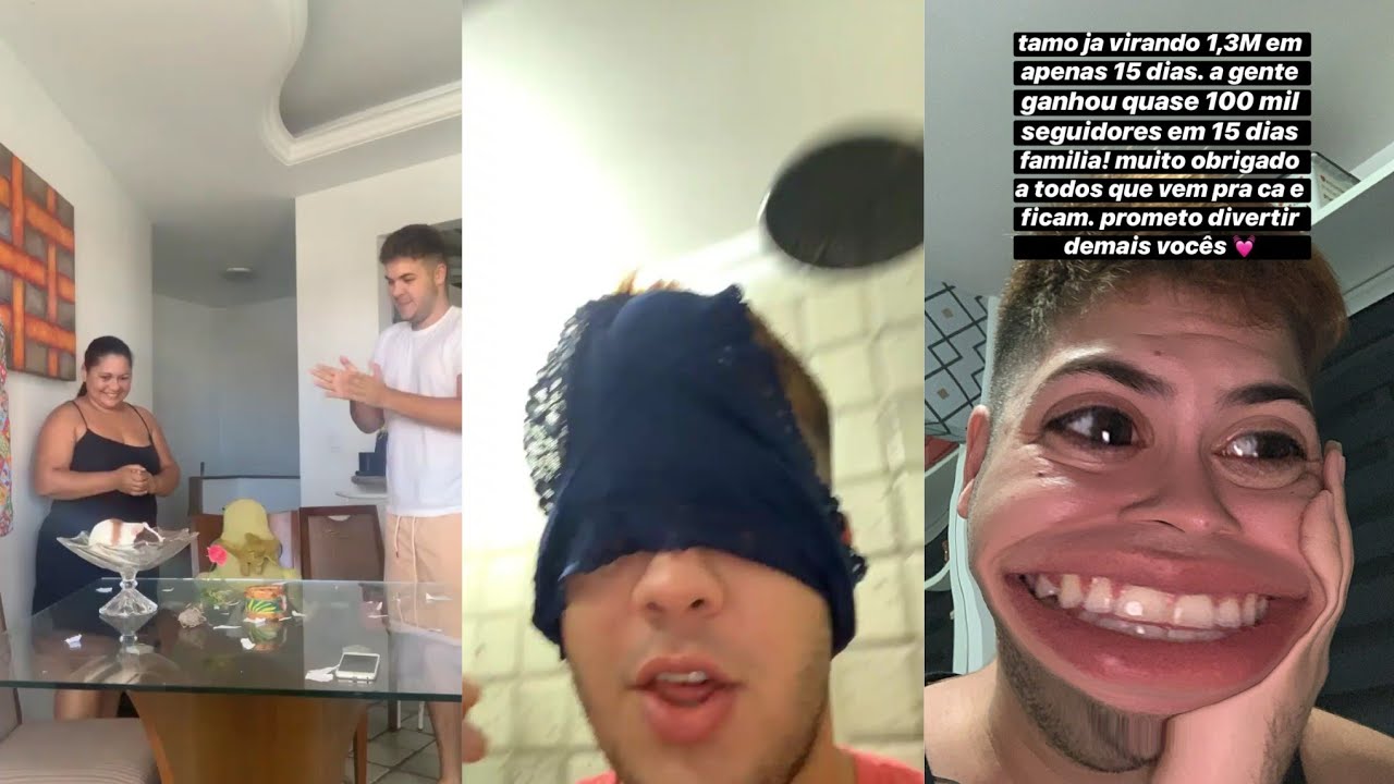 Álvaro faz um mêsvesário para Kevin o Chris + Álvaro coloca a calcinha de Duda na cabeça