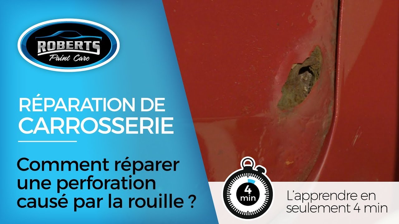 Comment réparer une perforation causé par la rouille ?