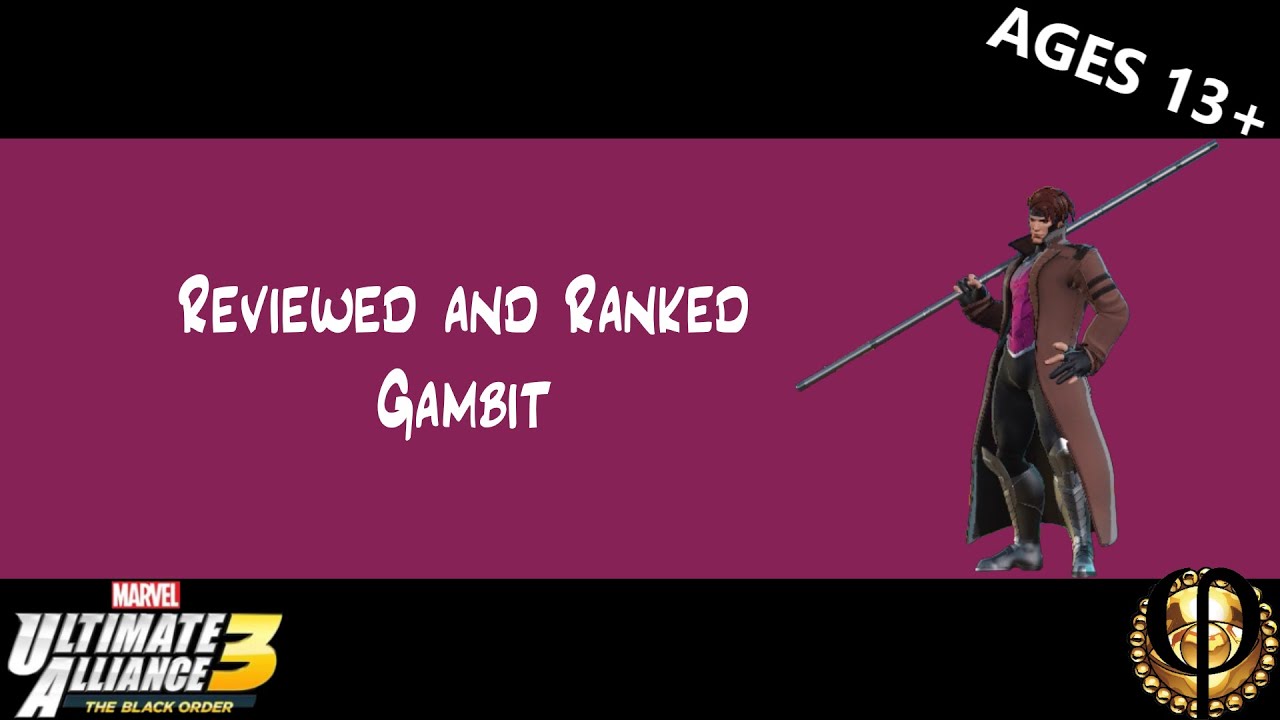 Reviewed and Ranked: Gambit - Ultimate Alliance 3