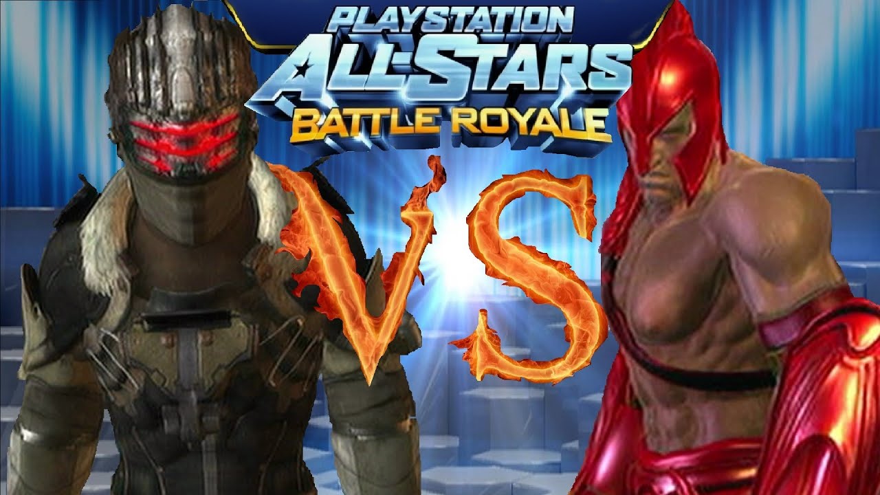 Playstation All Stars Battle Royale: bluedeepdive vs scorpidude (PS3)