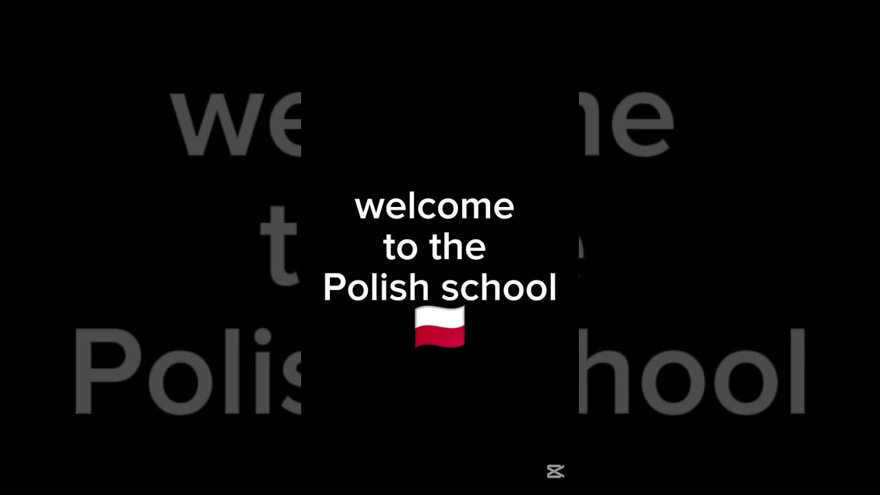 Welcome to the Polish school #polska #szkoła