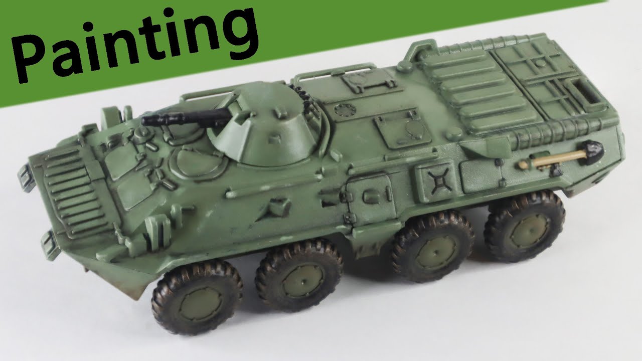 1/72 BTR-80 APC (Russian Ground Forces) Part 2 - painting & weathering
