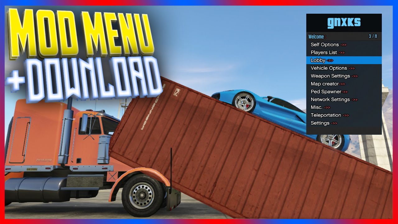 [PS3/1.26/1.27] BEST FREE GTA 5 Mod Menu - GNXKS V1.2.2 + DOWNLOAD (GTA 5 MODS)