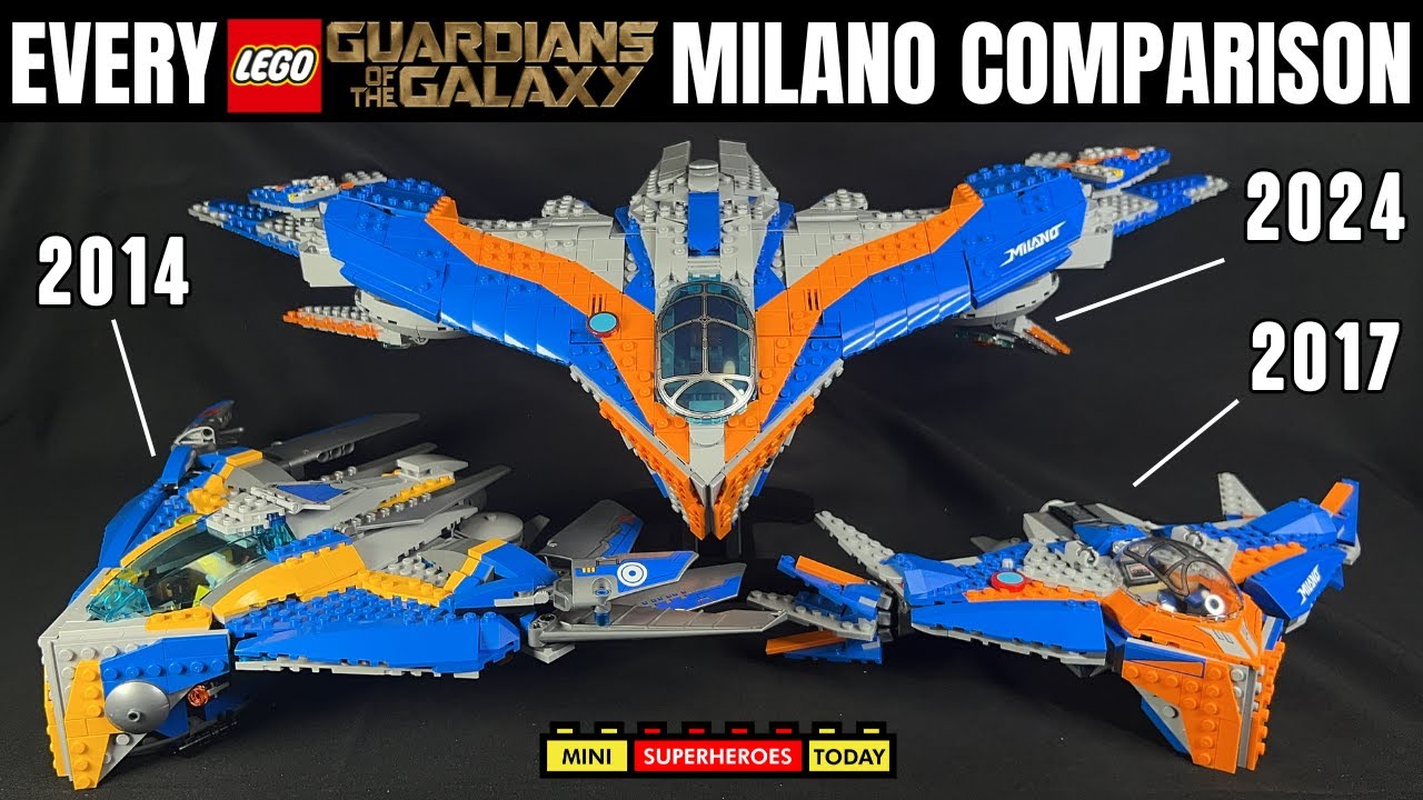 COMPARISON: Every LEGO Guardians of the Galaxy MILANO (2014 - 2024)