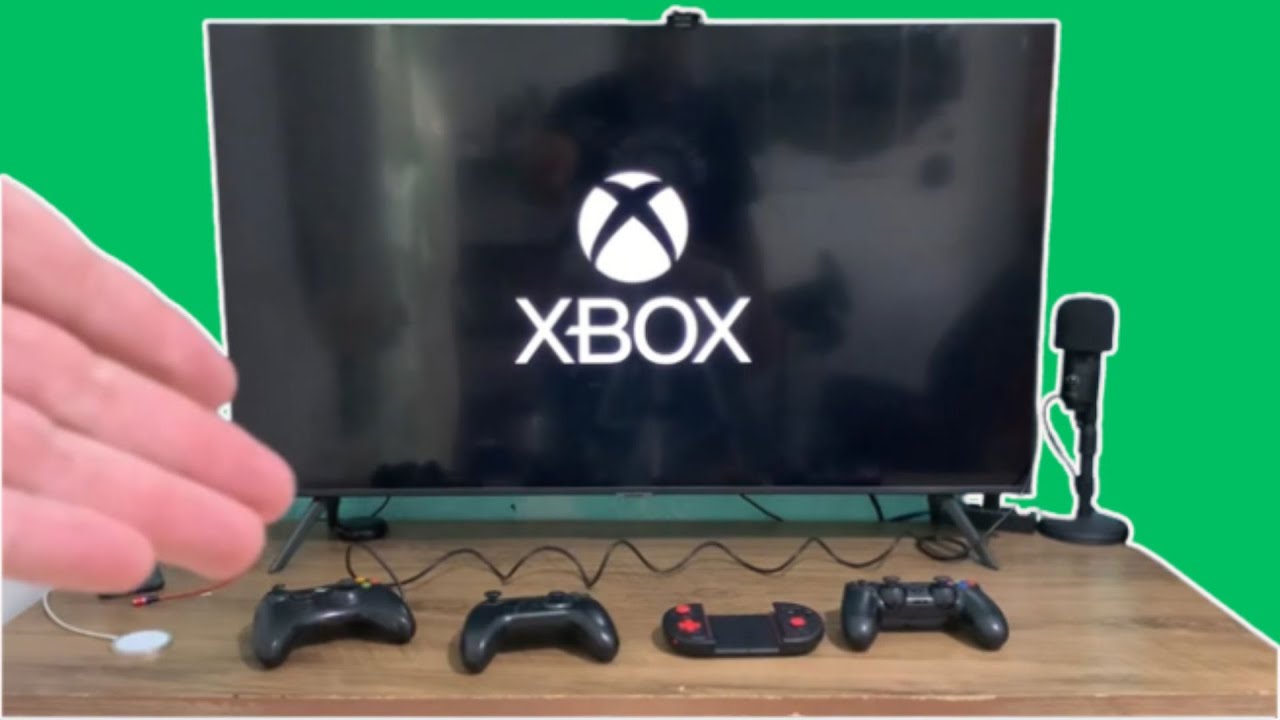 Testando Controles na TV Samsung no Xcloud