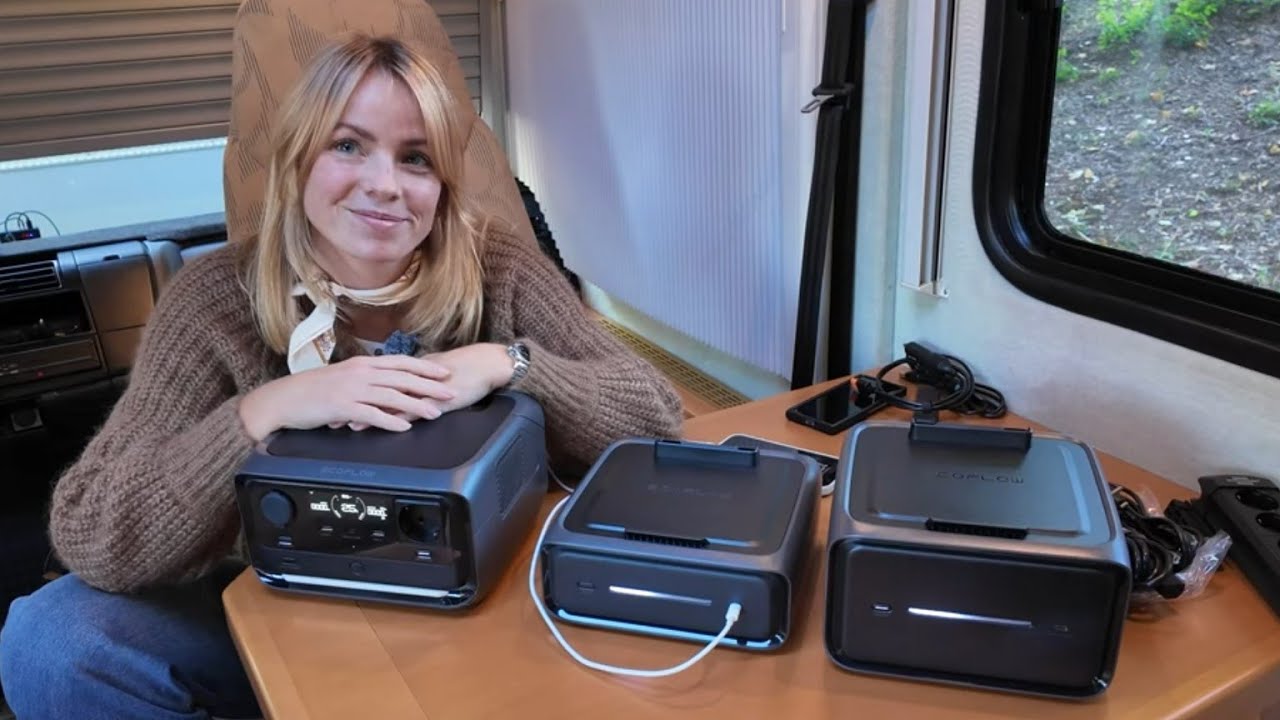 ECOFLOW River 3 Max Plus im Wohnmobil. Jeanne testet die kleinsten modularen Powerstations der Welt