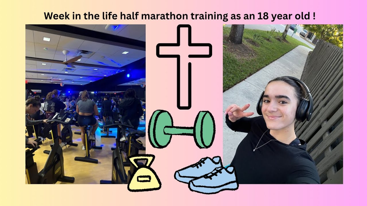 Week in the life half-marathon training as an 18 year old! 🏃🏻‍♀️💕