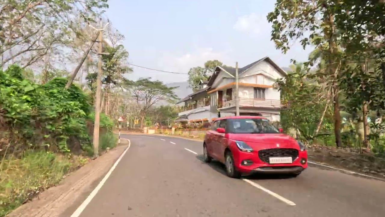 10+Km on Neutral Gear 🔥 Scenic Bike Ride, Kerala, India 🔥 Vagamon - Erattupetta Road 🔥 4K 60 FPS