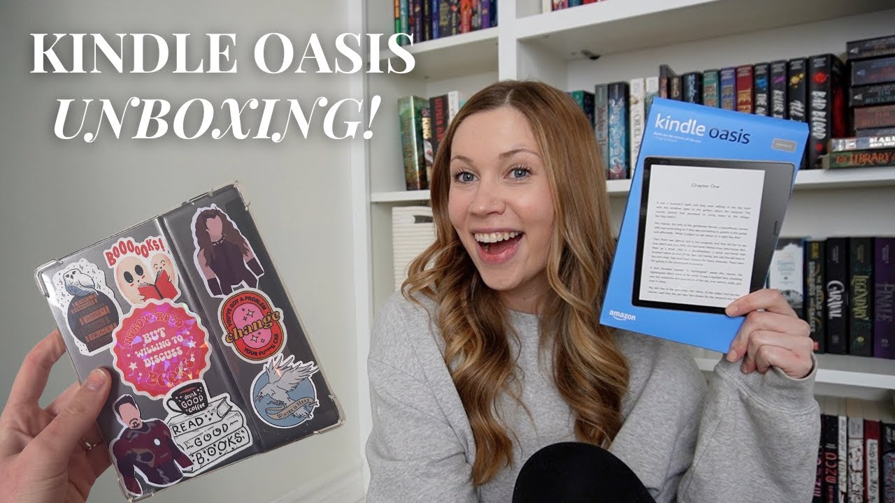 Мне подарили Kindle Oasis! 📖 ✨ Распаковка, настройка, украшение моего Kindle и первые впечатления!