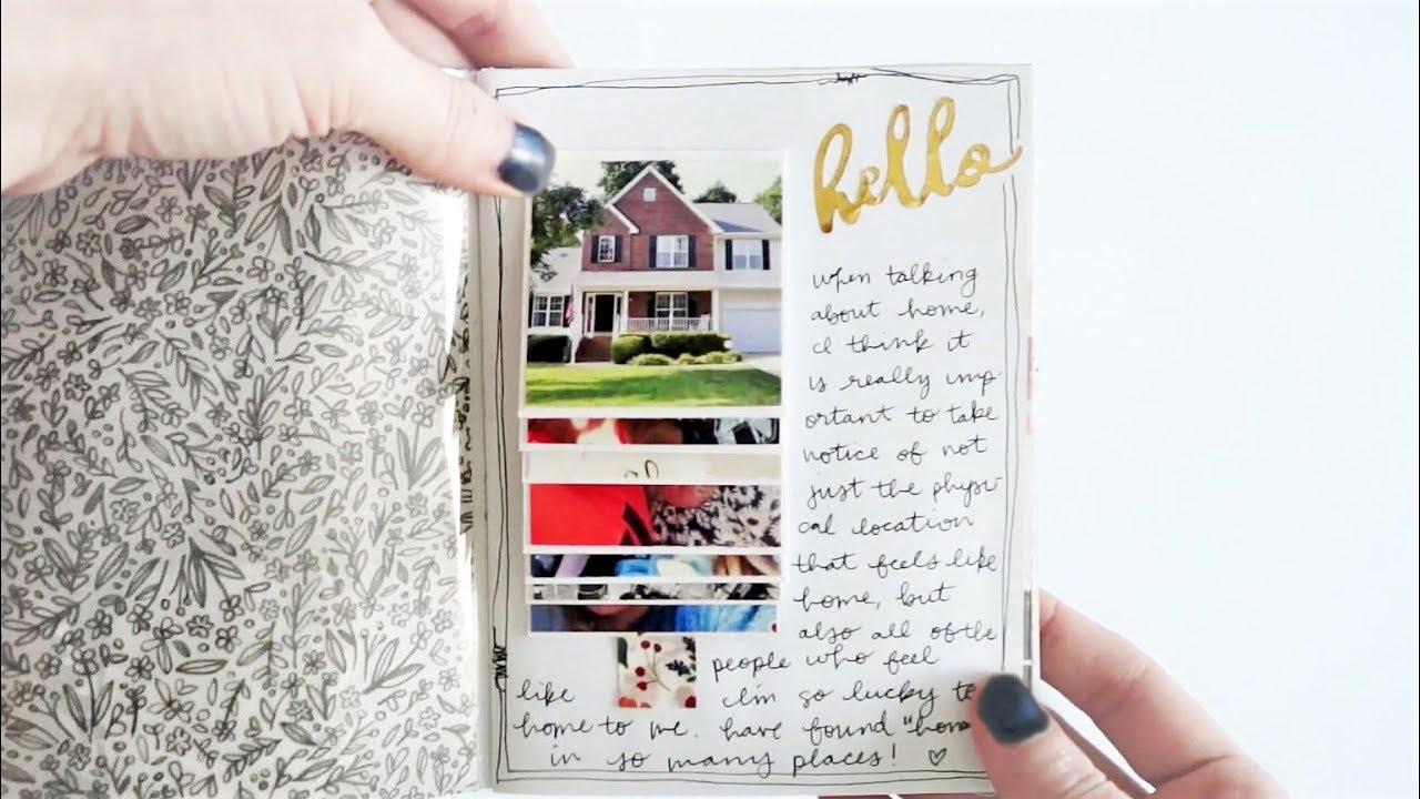 How to Make Cascading Photo Insert- Gratitude Art Journal Challenge Day 6