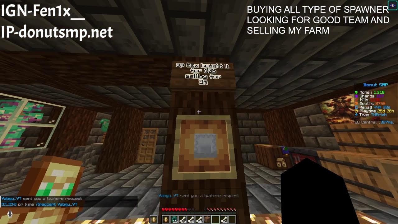🔴LIVE BASE RATING PAYING EACH BASE 5M SMP AND 200M LOOTDROP |Donutsmp
