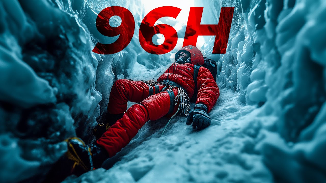 L'homme qui a surv&eacute;cu 4 jours pi&eacute;g&eacute; dans une crevasse.